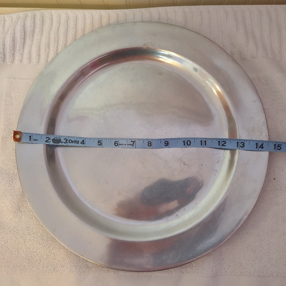 Vintage Wilton Armetale Pewter Large Serving Platter - Picture 5 of 5